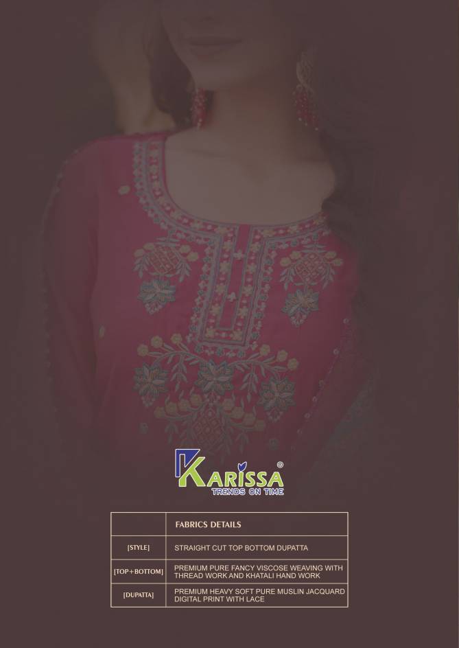 Nora Vol 3 By Karissa Viscose Designer Kurti With Bottom Dupatta Wholesale Market In Surat
